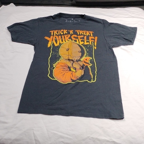 Trick or treat men's small sized t shirt - Picture 2 of 6